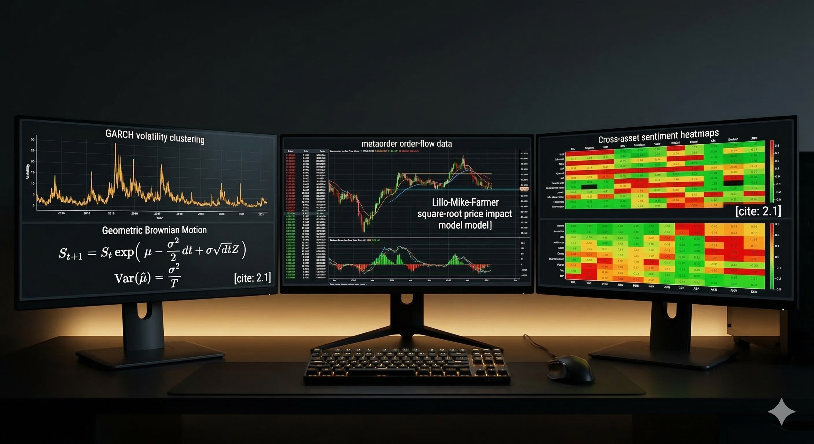 Image: Professional Trading Desk Setup